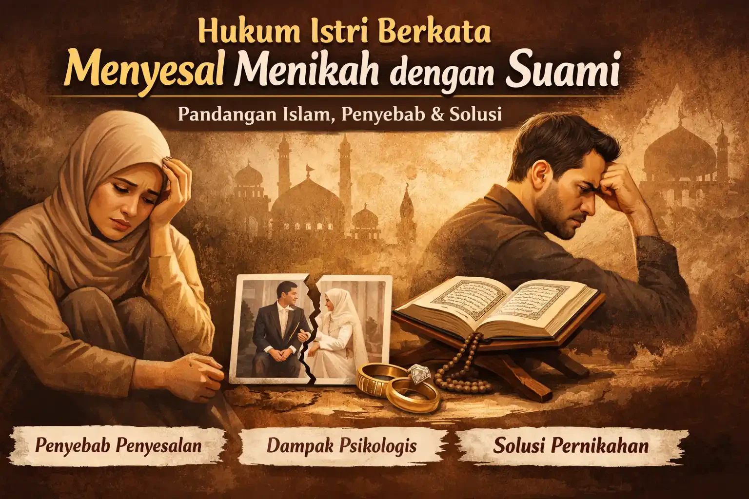 Hukum Istri Berkata Menyesal Menikah Dengan Suami Beserta Penyebab dan Solusi Hukum Istri Berkata Menyesal Menikah Dengan Suami Beserta Penyebab dan Solusi