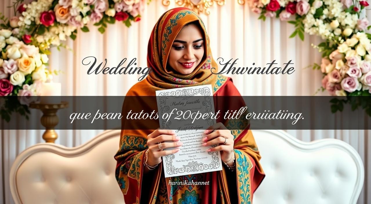 penulisan nama di undangan pernikahan