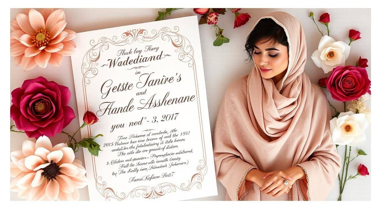 penulisan nama di undangan pernikahan