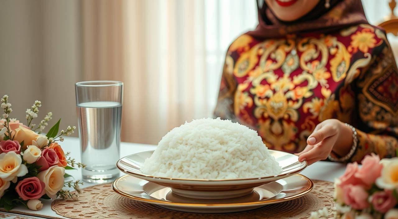 Makanan Puasa Mutih Pengantin: Nasi Putih dan Air sebagai Pilihan Utama