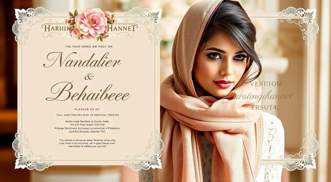 penulisan nama di undangan pernikahan