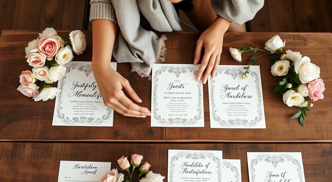 penulisan nama di undangan pernikahan