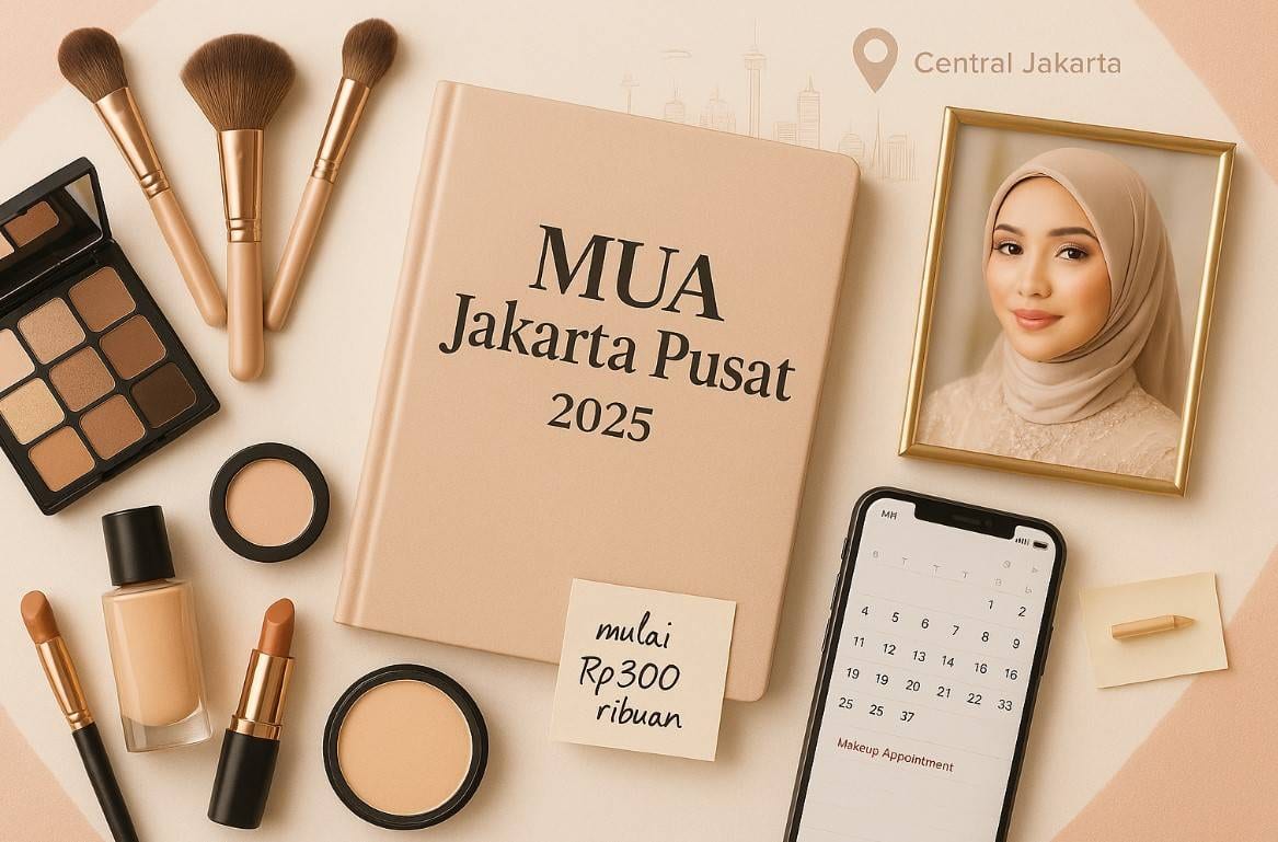 Harga Jasa MUA Jakarta Pusat 2025: Mulai dari Rp300 Ribuan!