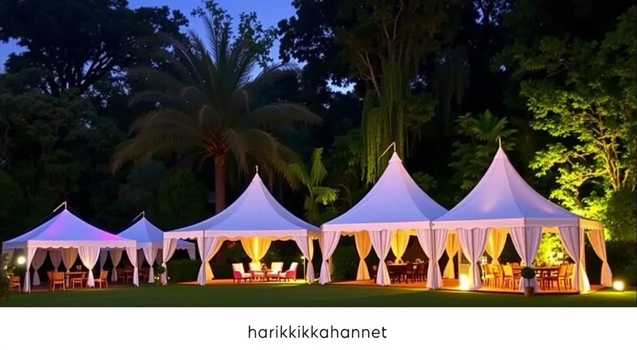 Cara Menghitung Tenda Pernikahan yang Tepat