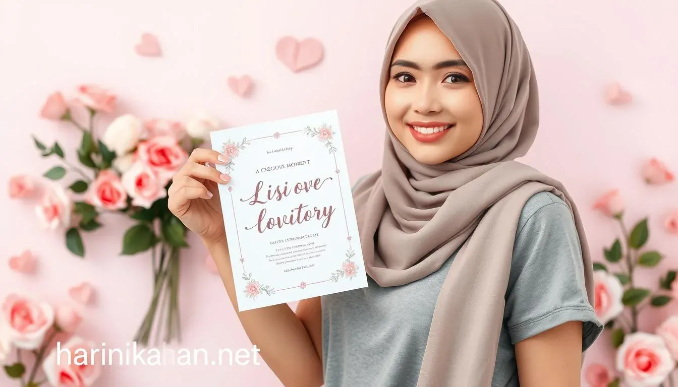 contoh love story undangan digital