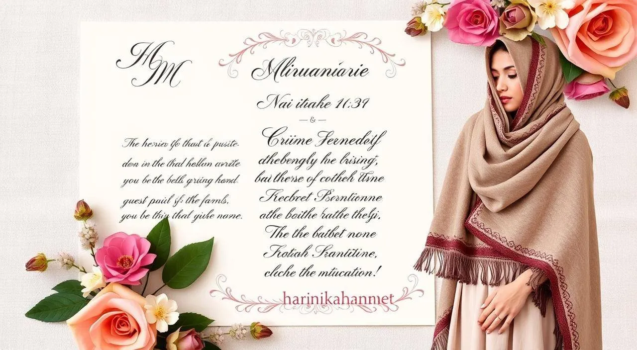 penulisan nama di undangan pernikahan