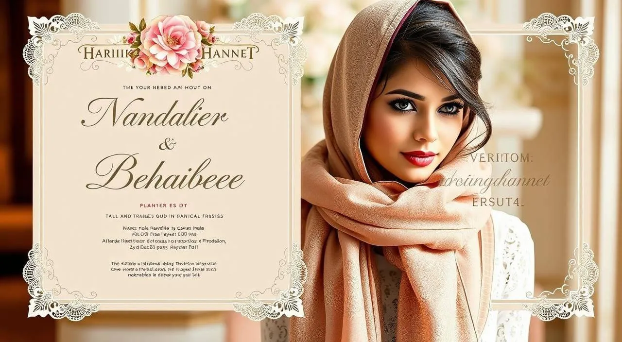 penulisan nama di undangan pernikahan