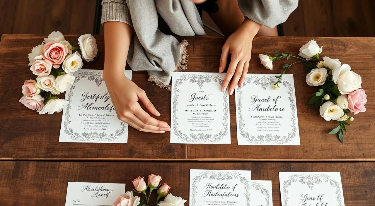 penulisan nama di undangan pernikahan