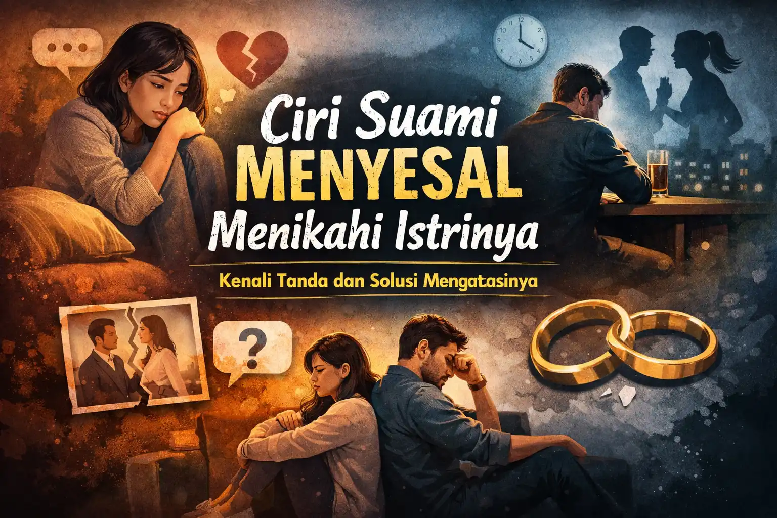 5 Ciri Suami Menyesal Menikahi Istrinya dan Cara Mengembalikan Kehangatan Pernikahan