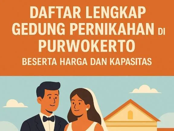 Daftar Lengkap Gedung Pernikahan di Purwokerto Beserta Harga dan Kapasitas