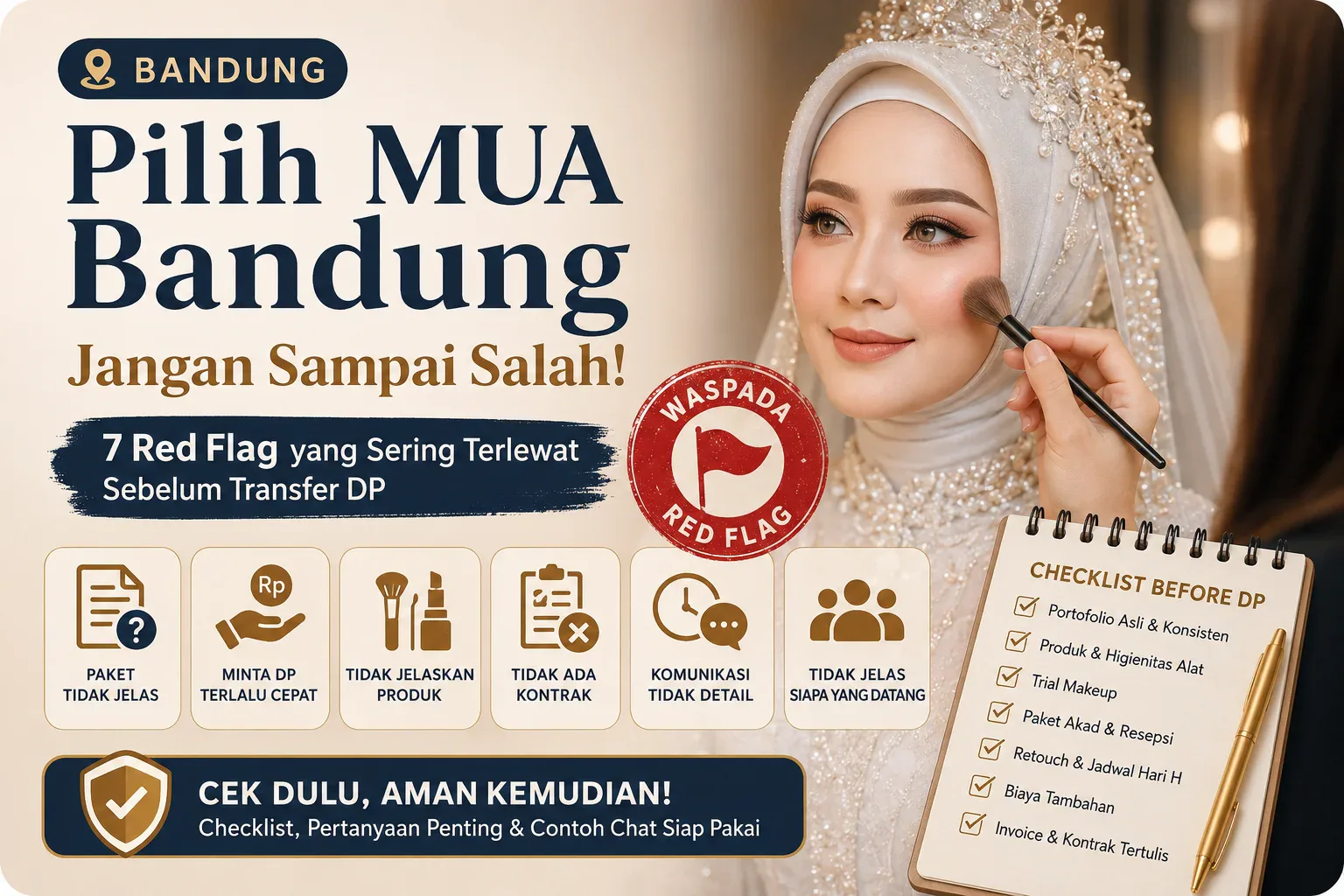 MUA Bandung untuk Hari H: Ini Red Flag yang Sering Terlewat MUA Bandung untuk Hari H: Ini Red Flag yang Sering Terlewat