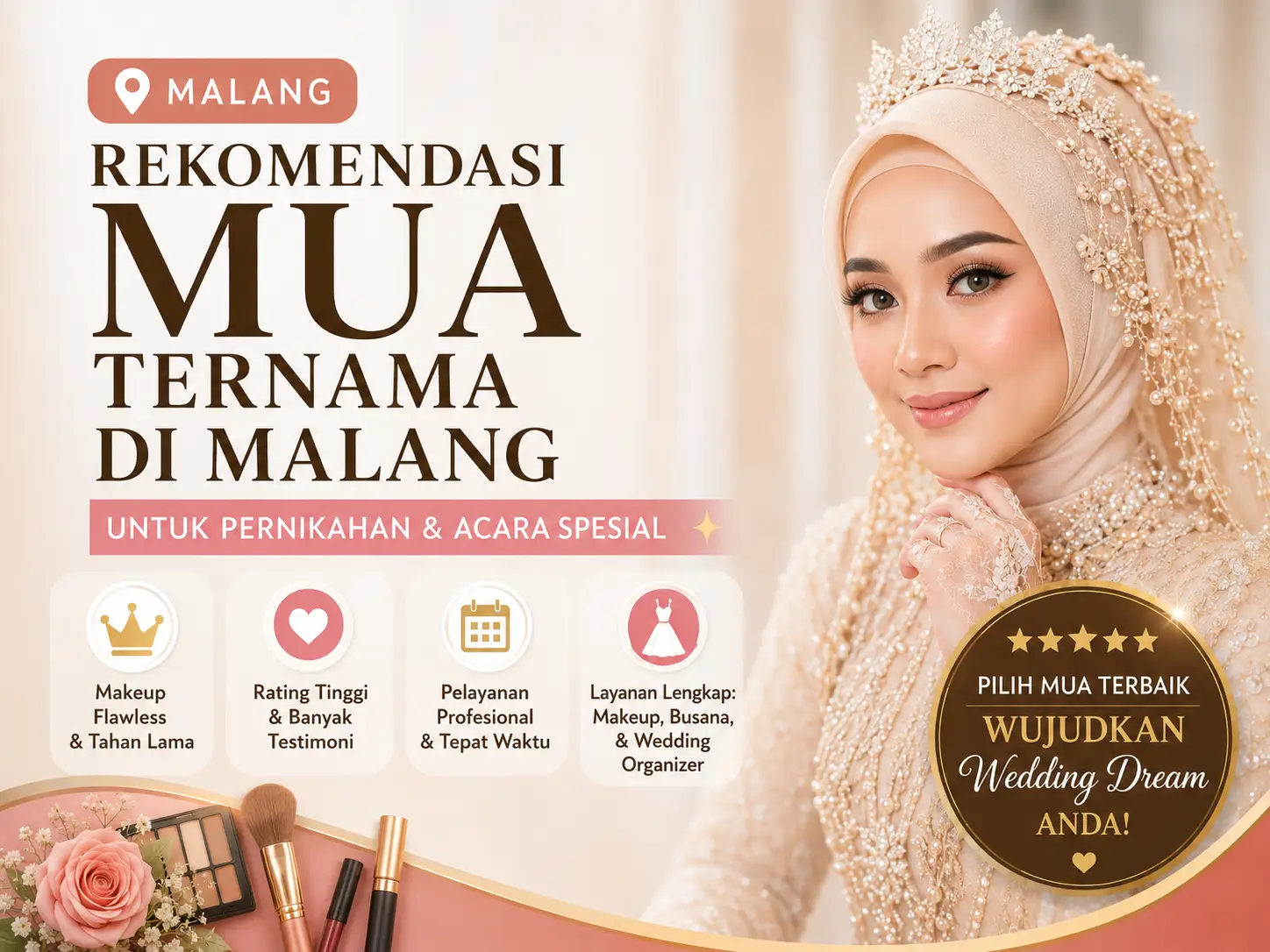 5 MUA Malang yang Banyak Dipuji karena Makeup Flawless