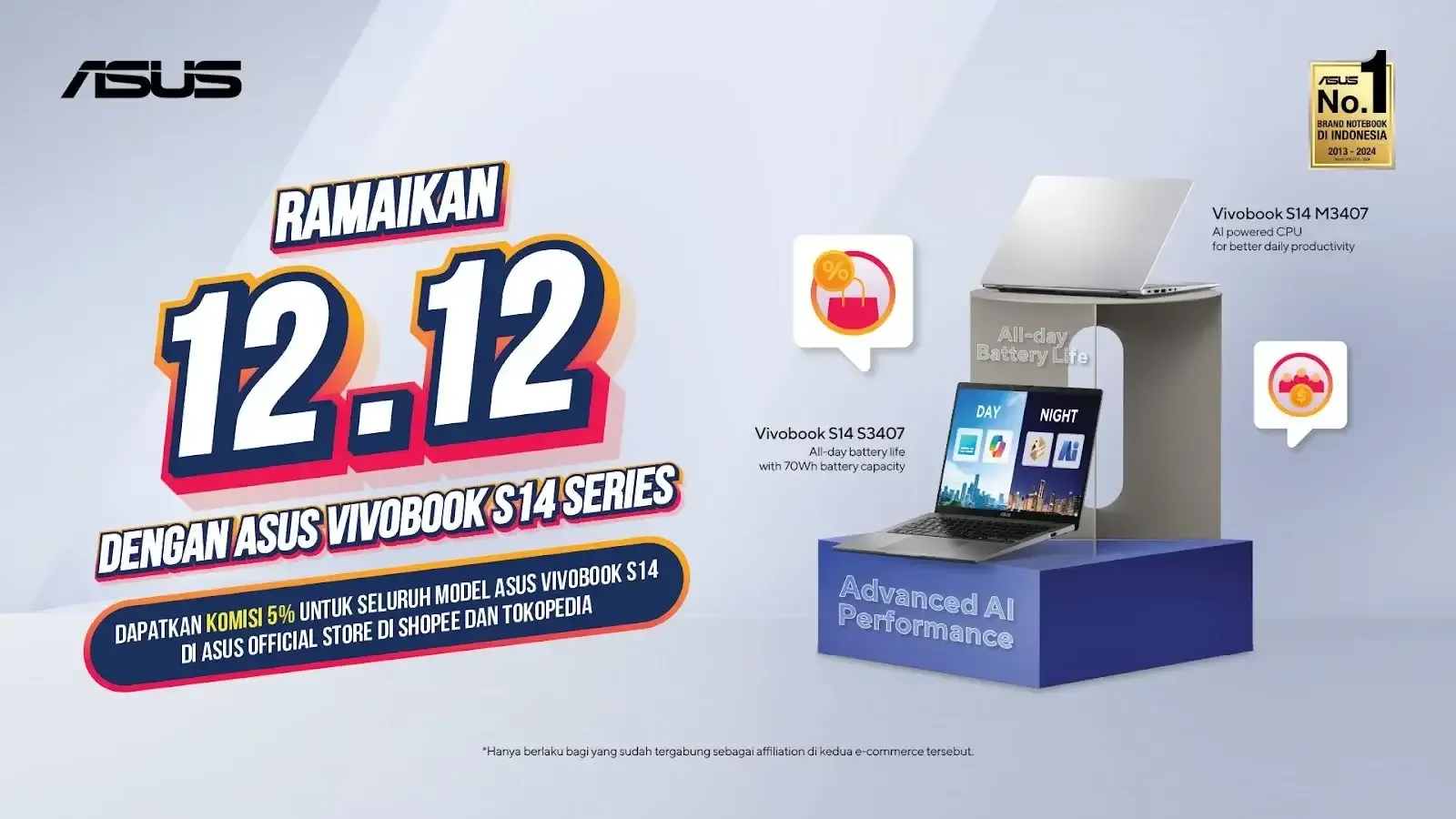 Kelebihan Asus Vivobook S14 (M3407HA), Laptop All-Rounder 13 Jutaan Kelebihan Asus Vivobook S14 (M3407HA), Laptop All-Rounder 13 Jutaan