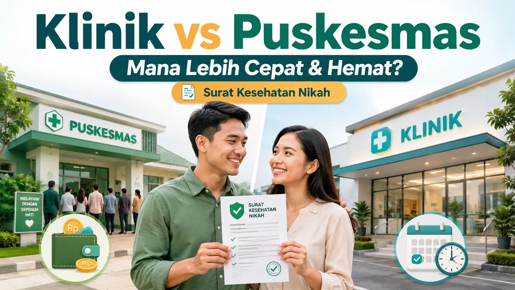 Surat Kesehatan Nikah di Klinik vs Puskesmas: Mana yang Lebih Cepat dan Murah? Surat Kesehatan Nikah di Klinik vs Puskesmas: Mana yang Lebih Cepat dan Murah?