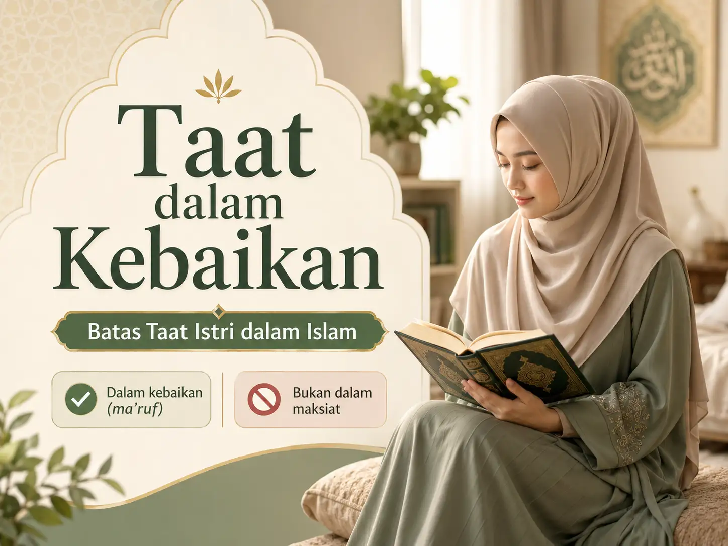 Hadits Tentang Istri Harus Taat Kepada Suami Dan Batas Taat Yang Tidak Boleh Dilanggar